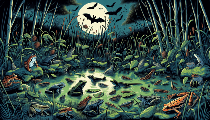 Nachtaktive Teichbewohner: Tiere und Pflanzen im Dunkeln